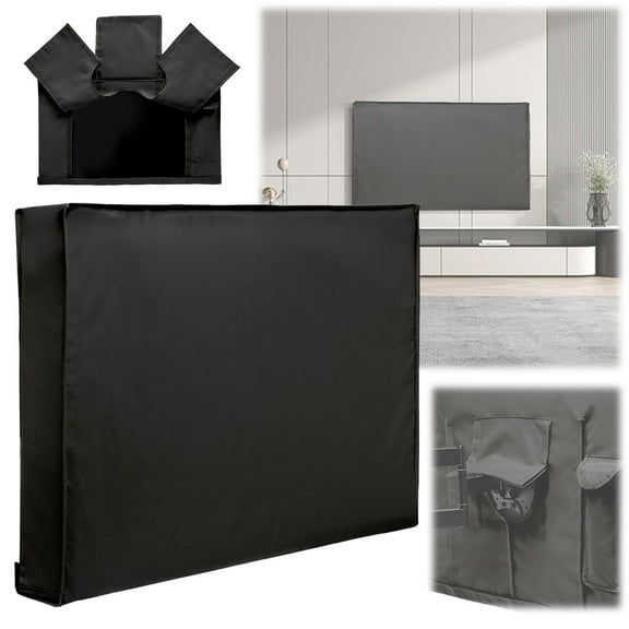 Outdoor TV Cover Protector Shield For Patio Balcony Garden All Weather Durable Television Enclosure