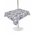 thumbnail image 1 of Outdoor Table Cloth with Umbrella Hole and Zipper, Blue Floral Leaf Waterproof Rectangle Tablecloth 60"x102", Retro Farmhouse Plant Tree Branch Washable Table Cover for Outside Party Patio Picnic, 1 of 8