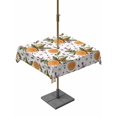 thumbnail image 1 of Outdoor Table Cloth with Umbrella Hole and Zipper, Lemon Floral Waterproof Square Tablecloth 54"x54", Summer Fruit Spring Flower Watercolor Washable Table Cover for Outside Party Patio Picnic, 1 of 8