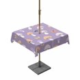thumbnail image 1 of Outdoor Table Cloth with Umbrella Hole and Zipper, Purple Mushroom Waterproof Square Tablecloth 54"x54", Botanical Butterfly Spring Washable Table Cover for Outside Party Patio Picnic, 1 of 8