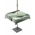 thumbnail image 1 of Outdoor Table Cloth with Umbrella Hole and Zipper, Sage Green Ombre Waterproof Square Tablecloth 54"x54", Modern Moire Geometric Abstract Washable Table Cover for Outside Party Patio Picnic, 1 of 8