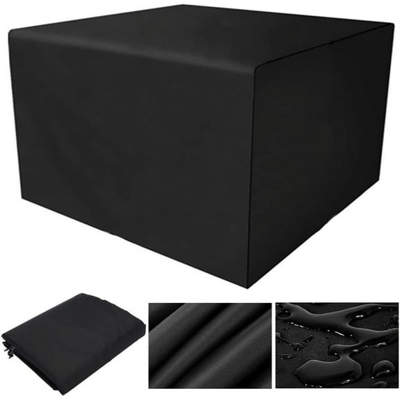 Outdoor Table Cover, 32 Inch Square Patio Furniture Covers, Outdoor Couch Cover Waterproof Patio Table Cover, Waterproof Outside Small Table Cover - 32 x 32 x 28 Inch (82x82x75cm)