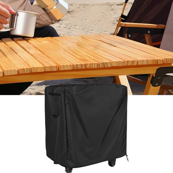 Outdoor Table Cover, Fits Outdoor Double-Shelf Movable Dining Cart Prep Table 35*24*35Inches YIWEI