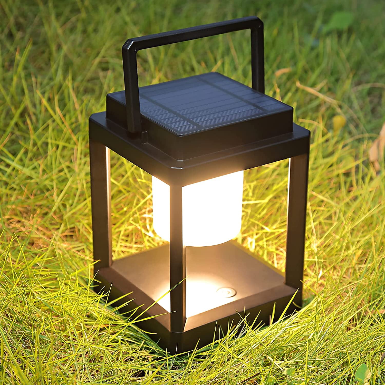 Waterproof Portable LED Rechargeable Solar Powered Outdoor Floor Lamp