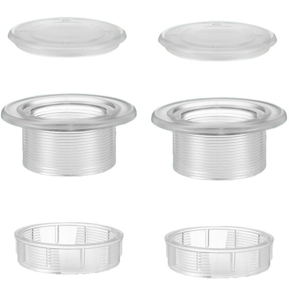 Outdoor Table Umbrella Hole Ring Plug Cap Set,Bexikou 2 Sets Parasol Umbrella Hole Ring Plug,Insert Ring for Outdoors Patio Umbrella Table Garden Deck Yard, Fits 2" Table Holes
