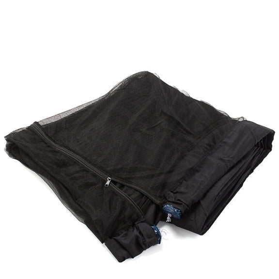 Patio Umbrella Bug Screen W/Zipper Opening And Polyester Netting