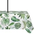 thumbnail image 1 of Outdoor Tablecloth with Umbrella Hole 60x84inch,Spring Summer Palm Leaf Outdoor zipper Tablecloth,Waterproof and Wrinkle-free Washable Rectangular Tablecloth for Picnics,Party,Camping and BBQ, 1 of 6