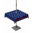 thumbnail image 1 of Outdoor Tablecloth with Umbrella Hole for Patio/Picnic/Party/Camping, 4th of July Waterproof Table Cloth Square Cover Washable, Independence Day American Patriotic Stars Blue (54"x 54"), 1 of 8