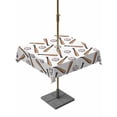thumbnail image 1 of Outdoor Tablecloth with Umbrella Hole for Patio/Picnic/Party/Camping, Baseball Sport Waterproof Table Cloth Square Cover Washable, Cartoon Classic Baseball Pattern (54"x 54"), 1 of 8