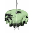 thumbnail image 1 of Outdoor Tablecloth with Umbrella Hole for Patio/Picnic/Party/Camping, Black Green Football Waterproof Table Cloth Round Cover Washable, Grassland Modern Sporty Aesthetic (Dia 60"), 1 of 9