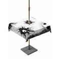 thumbnail image 1 of Outdoor Tablecloth with Umbrella Hole for Patio/Picnic/Party/Camping, Black White Football Waterproof Table Cloth Square Cover Washable, Grassland Modern Sporty Aesthetic (54"x 54"), 1 of 9