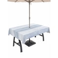 thumbnail image 1 of Outdoor Tablecloth with Umbrella Hole for Patio/Picnic/Party/Camping, Blue Ombre Waterproof Table Cloth Rectangle Table Cover Washable, Modern Gradient Abstract Art (60"x 120"), 1 of 9