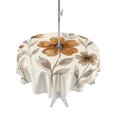 thumbnail image 1 of Outdoor Tablecloth with Umbrella Hole for Patio/Picnic/Party/Camping, Brown Rustic Flower Waterproof Table Cloth Round Cover Washable, Watercolor Retro Floral Leaves Pastoral (Dia 54"), 1 of 9