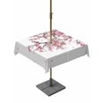 thumbnail image 1 of Outdoor Tablecloth with Umbrella Hole for Patio/Picnic/Party/Camping, Cherry Flowers Waterproof Table Cloth Square Cover Washable, Spring Modern Pink Floral Branch (54"x 54"), 1 of 8