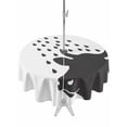 thumbnail image 1 of Outdoor Tablecloth with Umbrella Hole for Patio/Picnic/Party/Camping, Cows Showering Waterproof Table Cloth Round Cover Washable, Modern Abstract Art Funny Animals (Dia 54"), 1 of 8
