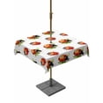 thumbnail image 1 of Outdoor Tablecloth with Umbrella Hole for Patio/Picnic/Party/Camping, Cute Ladybugs Waterproof Table Cloth Square Cover Washable, Spring Botanical Leaves Farmhouse (60"x 60"), 1 of 8