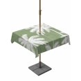 thumbnail image 1 of Outdoor Tablecloth with Umbrella Hole for Patio/Picnic/Party/Camping, Dark Sage Green Palm Trees Waterproof Table Cloth Square Cover Washable, Tropical Summer Beach (54"x 54"), 1 of 9