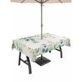 thumbnail image 1 of Outdoor Tablecloth with Umbrella Hole for Patio/Picnic/Party/Camping, Eucalyptus Leaves Waterproof Table Cloth Rectangle Table Cover Washable, Sage Green Summer Botanical (60"x 102"), 1 of 8