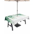thumbnail image 1 of Outdoor Tablecloth with Umbrella Hole for Patio/Picnic/Party/Camping, Eucalyptus Leaves Waterproof Table Cloth Rectangle Table Cover Washable, Spring Green Plants Pastoral Vines (60"x 102"), 1 of 8