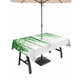 thumbnail image 1 of Outdoor Tablecloth with Umbrella Hole for Patio/Picnic/Party/Camping, Green Eucalyptus Leaves Waterproof Table Cloth Rectangle Table Cover Washable, Weeping Summer Botanical Watercolor (60"x 84"), 1 of 8
