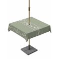 thumbnail image 1 of Outdoor Tablecloth with Umbrella Hole for Patio/Picnic/Party/Camping, Green Flower Branch Waterproof Table Cloth Square Cover Washable, Spring Summer Farmhouse Botanical (60"x 60"), 1 of 8