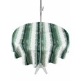 thumbnail image 1 of Outdoor Tablecloth with Umbrella Hole for Patio/Picnic/Party/Camping, Green Striped Waterproof Table Cloth Round Cover Washable, Watercolor Farmhouse Stripes Abstract (Dia 54"), 1 of 9