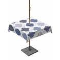 thumbnail image 1 of Outdoor Tablecloth with Umbrella Hole for Patio/Picnic/Party/Camping, Grey Purple Moroccan Waterproof Table Cloth Square Cover Washable, Retro Bohemia Geometric Pattern (60"x 60"), 1 of 8