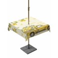 thumbnail image 1 of Outdoor Tablecloth with Umbrella Hole for Patio/Picnic/Party/Camping, Lemon Truck Waterproof Table Cloth Square Cover Washable, Summer Tropical Lemon Fruits Yellow (60"x 60"), 1 of 8