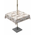thumbnail image 1 of Outdoor Tablecloth with Umbrella Hole for Patio/Picnic/Party/Camping, Light Brown Palm Tree Waterproof Table Cloth Square Cover Washable, Summer Tropical Tree Coastal Beach (60"x 60"), 1 of 9