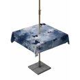 thumbnail image 1 of Outdoor Tablecloth with Umbrella Hole for Patio/Picnic/Party/Camping, Navy Blue Butterfly Waterproof Table Cloth Square Cover Washable, Aesthetics Contemporary Luxury (54"x 54"), 1 of 9