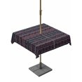 thumbnail image 1 of Outdoor Tablecloth with Umbrella Hole for Patio/Picnic/Party/Camping, Navy Blue Vintage Boho Waterproof Table Cloth Square Cover Washable, Farmhouse Ethnic Tribe Classic (54"x 54"), 1 of 9