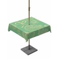 thumbnail image 1 of Outdoor Tablecloth with Umbrella Hole for Patio/Picnic/Party/Camping, Ocean Conch Shell Waterproof Table Cloth Square Cover Washable, Coastal Seahorse Coral Bows Vintage Green (54"x 54"), 1 of 9