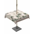 thumbnail image 1 of Outdoor Tablecloth with Umbrella Hole for Patio/Picnic/Party/Camping, Palm Tree Beach Waterproof Table Cloth Square Cover Washable, Summer Tropical Botanical Beige (60"x 60"), 1 of 9