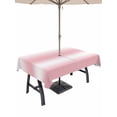 thumbnail image 1 of Outdoor Tablecloth with Umbrella Hole for Patio/Picnic/Party/Camping, Pink Ombre Waterproof Table Cloth Rectangle Table Cover Washable, Modern Gradient Abstract Aesthetics Art (52"x 70"), 1 of 9