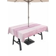 thumbnail image 1 of Outdoor Tablecloth with Umbrella Hole for Patio/Picnic/Party/Camping, Pink Ombre Waterproof Table Cloth Rectangle Table Cover Washable, Modern Gradient Abstract Art (52"x 70"), 1 of 9