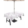 thumbnail image 1 of Outdoor Tablecloth with Umbrella Hole for Patio/Picnic/Party/Camping, Pink Purple Tree Branches Waterproof Table Cloth Rectangle Table Cover Washable, Farmhouse Nature Botanical (52"x 70"), 1 of 8