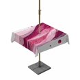 thumbnail image 1 of Outdoor Tablecloth with Umbrella Hole for Patio/Picnic/Party/Camping, Rose Red Marble Waterproof Table Cloth Square Cover Washable, Contemporary Ombre Abstract Aesthetic (60"x 60"), 1 of 9