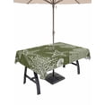 thumbnail image 1 of Outdoor Tablecloth with Umbrella Hole for Patio/Picnic/Party/Camping, Sage Green Coastal Waterproof Table Cloth Rectangle Table Cover Washable, Starfish Coral Summer Beach Ocean (60"x 120"), 1 of 8