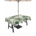 thumbnail image 1 of Outdoor Tablecloth with Umbrella Hole for Patio/Picnic/Party/Camping, Sage Green Ombre Waterproof Table Cloth Rectangle Table Cover Washable, Gradient Abstract Art Vintage (60"x 84"), 1 of 8