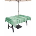 thumbnail image 1 of Outdoor Tablecloth with Umbrella Hole for Patio/Picnic/Party/Camping, Sage Green Ombre Waterproof Table Cloth Rectangle Table Cover Washable, Modern Abstract Art Oil Painting (52"x 70"), 1 of 9