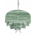 thumbnail image 1 of Outdoor Tablecloth with Umbrella Hole for Patio/Picnic/Party/Camping, Sage Green Waterproof Table Cloth Round Cover Washable, Vintage Modern Abstract Art Ombre (Dia 60"), 1 of 8