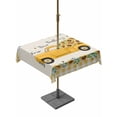 thumbnail image 1 of Outdoor Tablecloth with Umbrella Hole for Patio/Picnic/Party/Camping, Spring Sunflowers Waterproof Table Cloth Square Cover Washable, Summer Botanical Yellow Truck Plaid (60"x 60"), 1 of 9