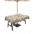 thumbnail image 1 of Outdoor Tablecloth with Umbrella Hole for Patio/Picnic/Party/Camping, Summer Starfish Waterproof Table Cloth Rectangle Table Cover Washable, Coastal Cream Ocean Earthy Tones (52"x 70"), 1 of 9