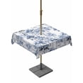thumbnail image 1 of Outdoor Tablecloth with Umbrella Hole for Patio/Picnic/Party/Camping, Watercolor Forest Blue Waterproof Table Cloth Square Cover Washable, Abstract Art Modern Trees (60"x 60"), 1 of 8
