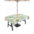 thumbnail image 1 of Outdoor Tablecloth with Umbrella Hole for Patio/Picnic/Party/Camping, Watercolor Forest Colorful Waterproof Table Cloth Rectangle Table Cover Washable, Abstract Art Modern Trees (60"x 84"), 1 of 8