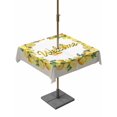 thumbnail image 1 of Outdoor Tablecloth with Umbrella Hole for Patio/Picnic/Party/Camping, Yellow Lemon Waterproof Table Cloth Square Cover Washable, Farmhouse Summer Fruit Leaves Plants (60"x 60"), 1 of 8