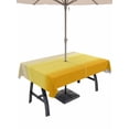 thumbnail image 1 of Outdoor Tablecloth with Umbrella Hole for Patio/Picnic/Party/Camping, Yellow Ombre Waterproof Table Cloth Rectangle Table Cover Washable, Modern Abstract Art Abstract (52"x 70"), 1 of 8