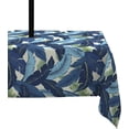 thumbnail image 1 of Outdoor Tablecloth with Umbrella Hole and Zipper, 60 x 84 Inch Water-Repellent Patio Table Cloth, Rectangle Table Covers for Backyard Garden, Swaying Palms Blue, 1 of 1