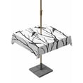 thumbnail image 1 of Outdoor Tablecloth with Umbrella Hole and Zipper, Black Branches Birds Square Table Cloth 54x54 Inch Waterproof Tablecloth, Modern Abstract Forest Silhouettes Picnic Table Cover for Patio Camping, 1 of 7