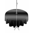 thumbnail image 1 of Outdoor Tablecloth with Umbrella Hole & Zipper, Black Grey Round Tablecloth 54 Inch, Modern Ombre Contemporary Abstractv Patio Table Cover Waterproof Table Cloth for Picnic/Party, 1 of 7